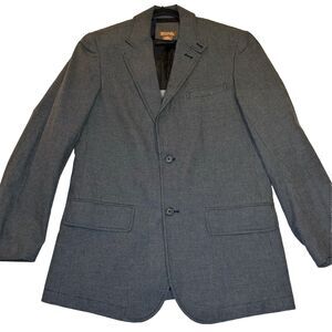 Michael Kors Blazer 38R Gray Houndstooth 100% Cotton Jacket Pink Modern Fit